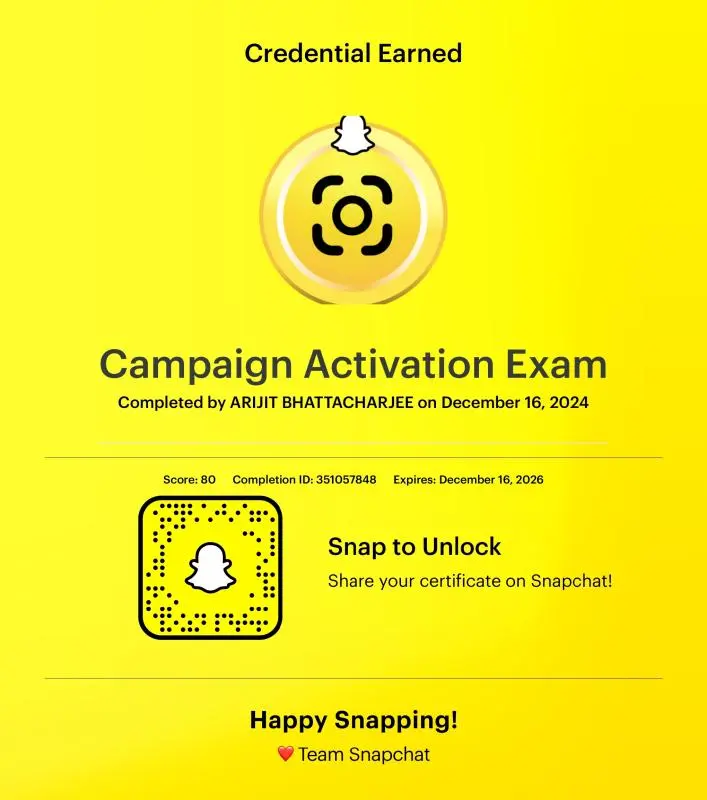 Campaign Activation Certification