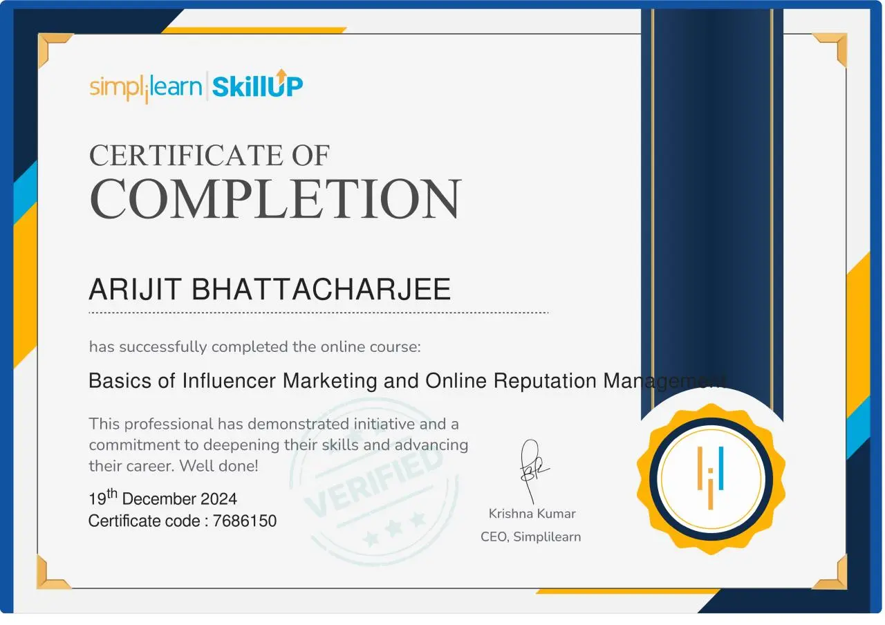 Influencer Marketing Certification