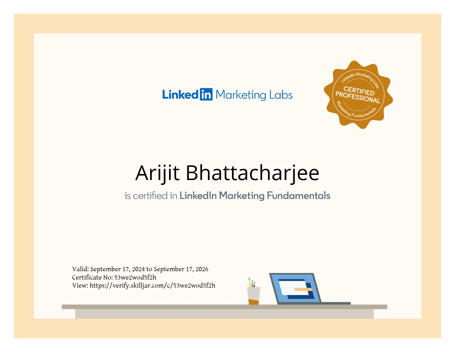 LinkedIn Marketing Certification