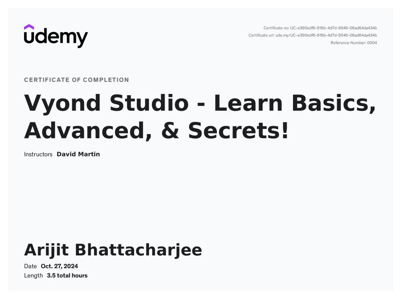 Vyond Certification