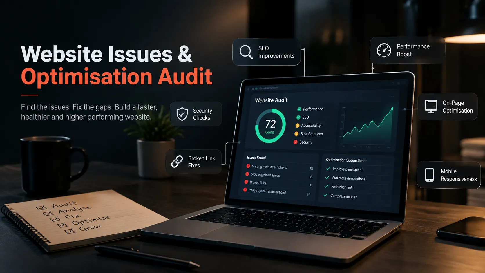 Website Issues and Optimisation Audit